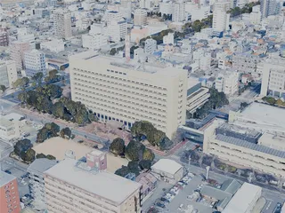 Himeji City, Japan (2025) 3D Model