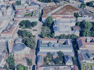 Karlsruhe City, Germany (2025) 3D Model