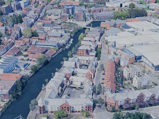 Norwich City, UK (2025) 3D Model