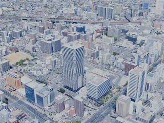Okayama City, Japan (2025) 3D Model