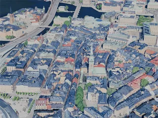 Stockholm City, Sweden (2024) 3D Model