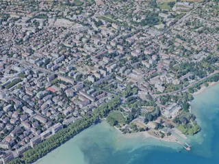 Annecy City, France (2025) 3D Model preview