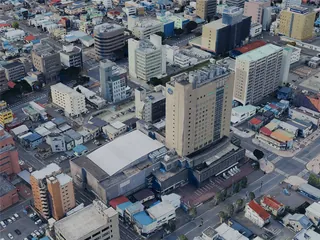 Aomori City, Japan (2025) 3D Model preview