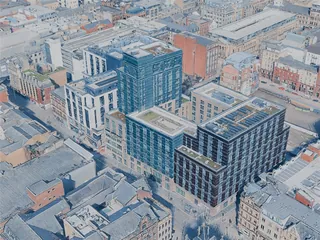 Glasgow City, UK (2025) 3D Model preview