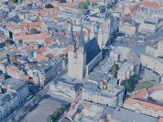 Halle (Saale) City, Germany (2025) 3D Model preview