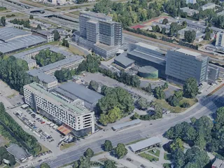Katowice City, Poland (2025) 3D Model preview