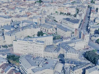 Limoges City, France (2025) 3D Model preview