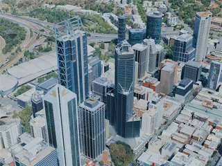 Perth City, Australia (2025) 3D Model preview