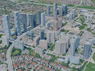 Mississauga City, Canada (2025) 3D Model preview