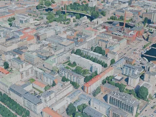 Tampere City, Finland (2025) 3D Model preview