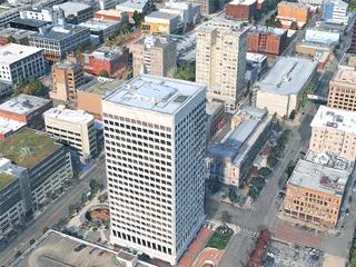 Tacoma City, USA (2025) 3D Model preview