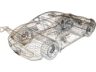Porsche Cayman S 3D Model