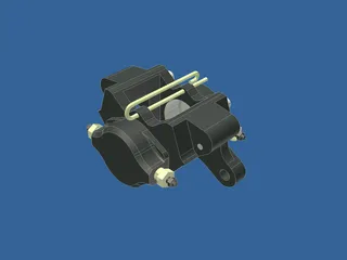 Brake Caliper 3D Model