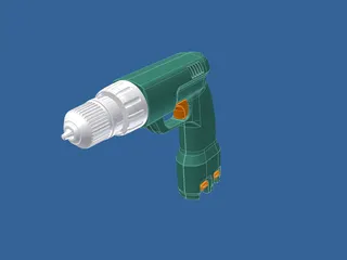 Cordless Drill 3D Model