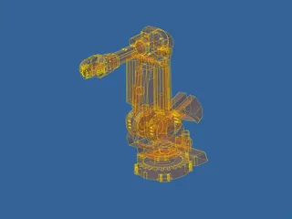 ABB IRB 6400RF 3D Model