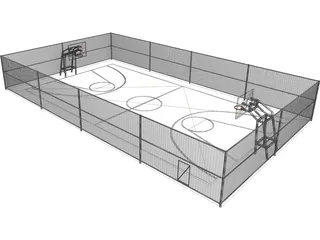 Basketball Area 3D Model