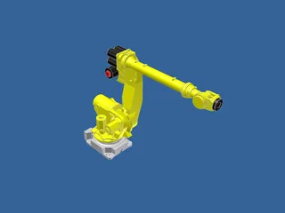 Fanuc R-2000iB125L Robot Arm 3D Model