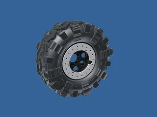 Interco TSL SX on Beadlock Wheel 3D Model