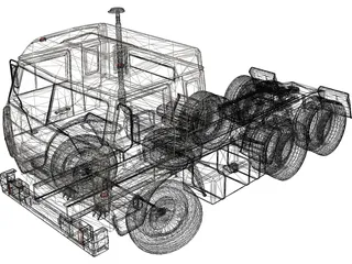 KAMAZ 3D Model