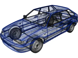 VAZ 2114 3D Model