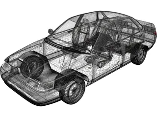 VAZ 2110 3D Model