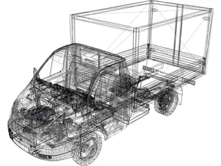 Gaz 3302-14 Gazel 3D Model