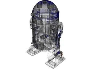 Star Wars R2D2 3D Model