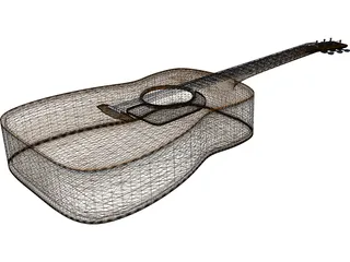 Guitar 3D Model