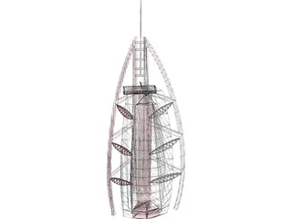 Burj Al Arab 3D Model