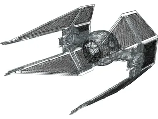 Star Wars Interceptor 3D Model