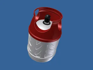 Propane Cylinder 3D Model
