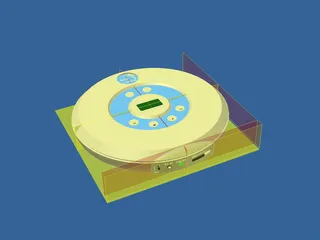 CD Player 3D Model