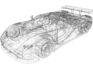 Koenigsegg CCGT 3D Model