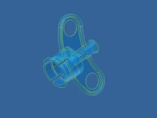 Luer Adapter 3D Model