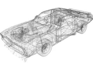 Plymouth AAR Cuda 3D Model