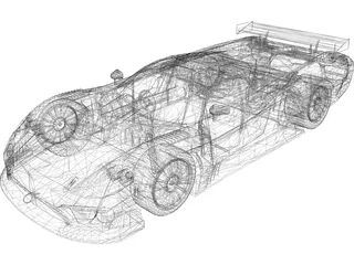 Saleen S7R 3D Model