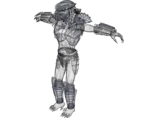 Predator 3D Model