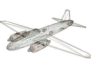 Mitsubishi G4M1 Betty 3D Model