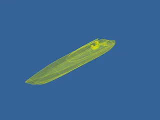 Speedboat 3D Model