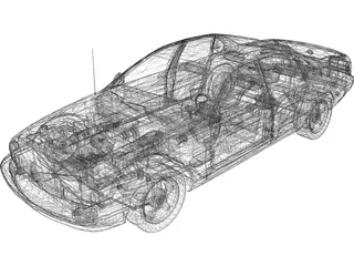 Chevrolet Impala SS (1995) 3D Model