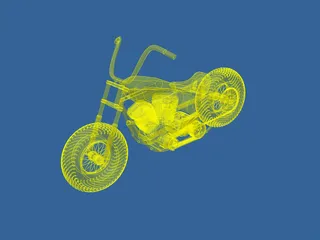 Turk Motorcycle 3D Model