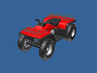 Honda Rancher 3D Model