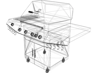 BBQ Grill 3D Model