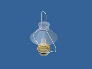 Kitchen Hanging Lamp 3D Model