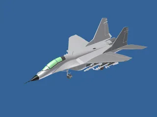 MiG-29 Fulcrum 3D Model