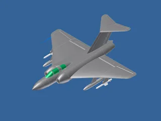 Gloster Javelin 3D Model