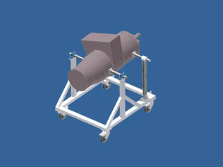 Aircraft APU Stand 3D Model
