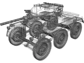 Saladin Tank 3D Model