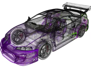 Mitsubishi Eclipse [Tuned] 3D Model