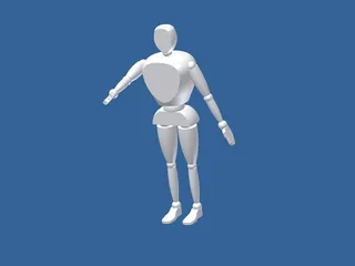 Anthropomorphic Man 3D Model